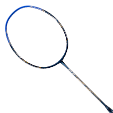 Hundred Battle 600 Badminton Racket | Lightweight Carbon Fiber Professional Badminton Racquet | Blue