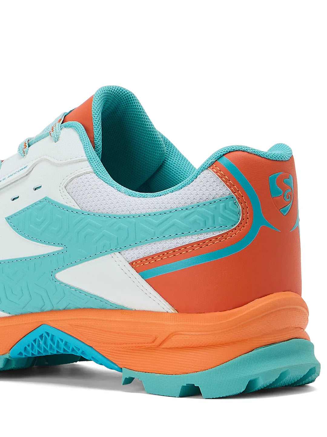 SG CLUB EVO Shoes White/Orange/Aqua