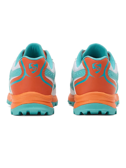 SG CLUB EVO Shoes White/Orange/Aqua