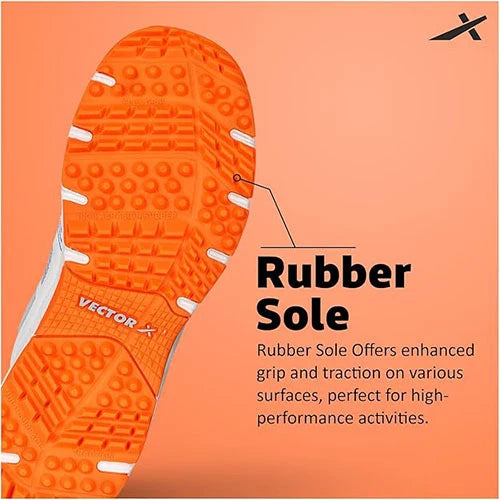Vector X Swing 2.0 Cricket Shoes for Men & Boys | Lightweight Cricket Sports Shoes with Rubber Outsole, EVA Cushioning & Secure Fit