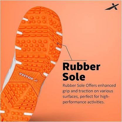 Vector X Swing 2.0 Cricket Shoes for Men & Boys | Lightweight Cricket Sports Shoes with Rubber Outsole, EVA Cushioning & Secure Fit