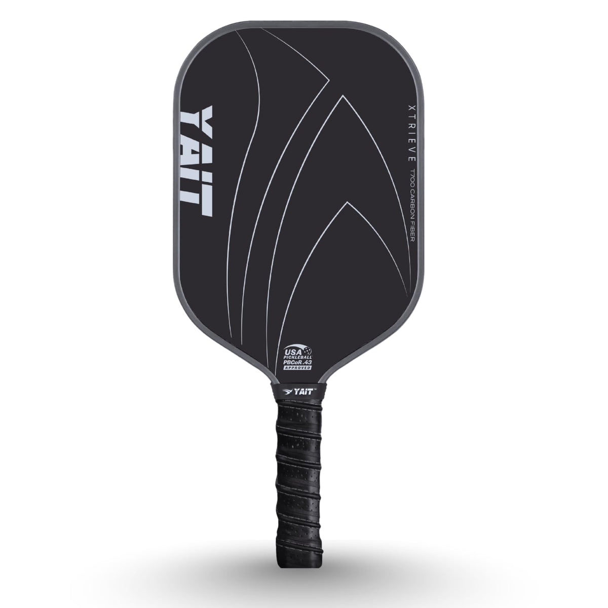 Xtrieve USAPA Approved T700 Raw Carbon Fiber Pickleball Racket | 16mm Frosted Surface | Dense 8 mm PP Core | Textured Surface with Pro-Level Spin | AIPA Approved USAPA Pickleball Paddle