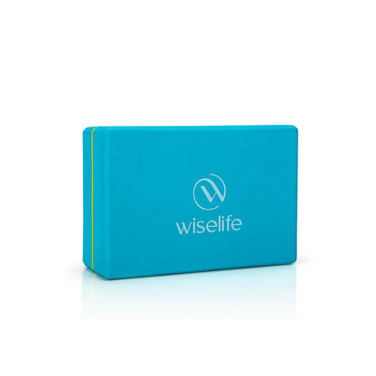 WiseLife Bottle Green Yoga Block | Yoga Brick, High Density Premium EVA Foam Material, Soft Surface for balance, support & performance, Yoga Props(Pack of 1, Extra Large Size)