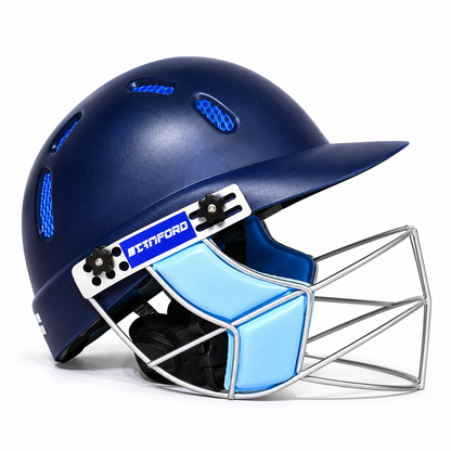 SF VA-900 Full Complete Kashmir Willow Cricket Kit (Blue)
