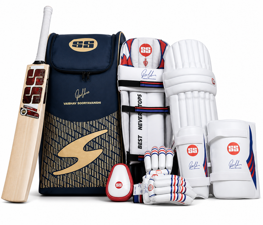 SS Vaibhav Sooryavanshi Kashmir Willow Cricket Kit | Complete Cricket Kit Set for Beginners & Club Players