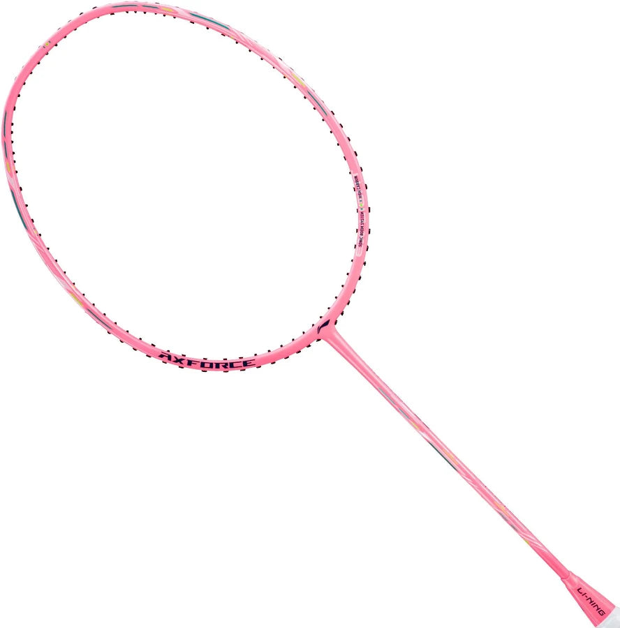 Li-Ning Axforce 30 Badminton Racket | High-Modulus Carbon Fiber Professional Badminton Racquet | Pink