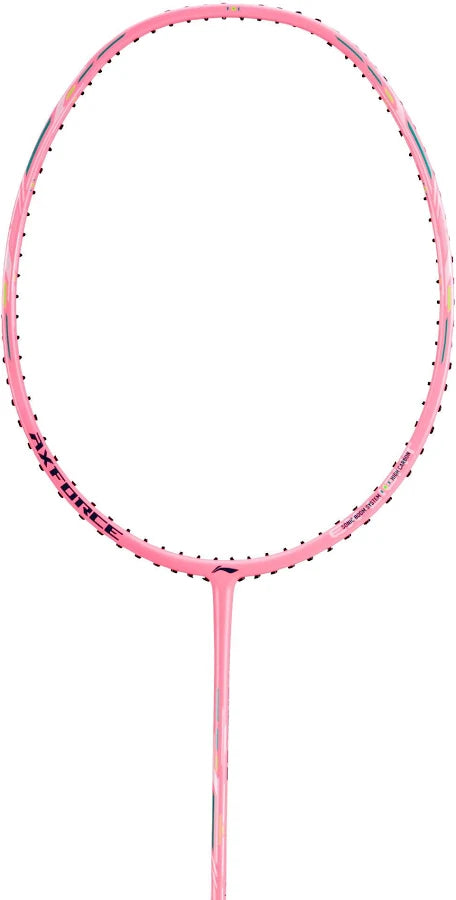 Li-Ning Axforce 30 Badminton Racket | High-Modulus Carbon Fiber Professional Badminton Racquet | Pink