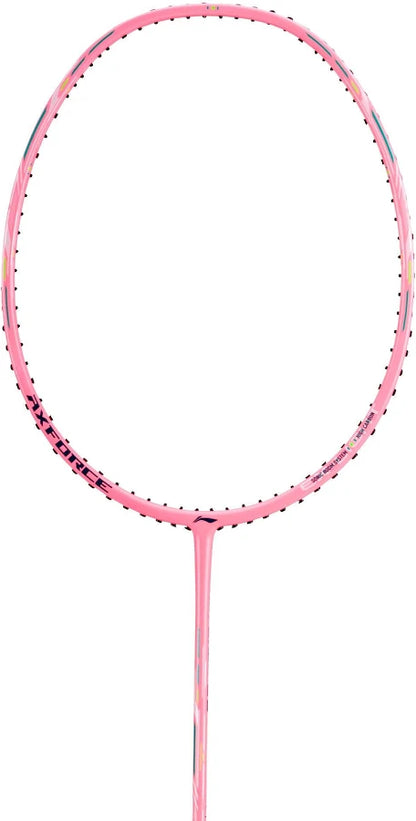 Li-Ning Axforce 30 Badminton Racket | High-Modulus Carbon Fiber Professional Badminton Racquet | Pink