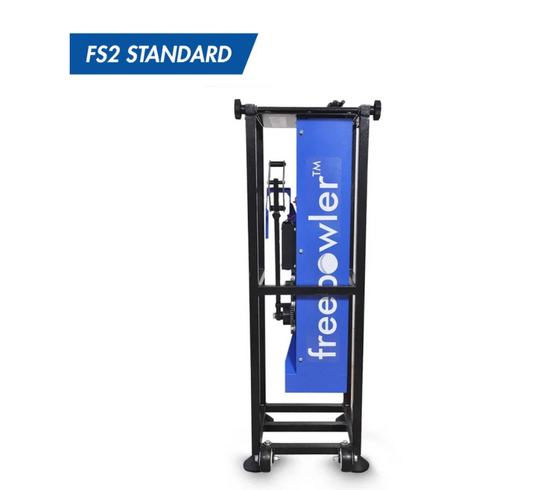 Freebowler Superthrower Standard is an FS2 automated, arm‑simulated and portable cricket bowling machine designed to throw real balls at adjustable speeds for realistic net practice.