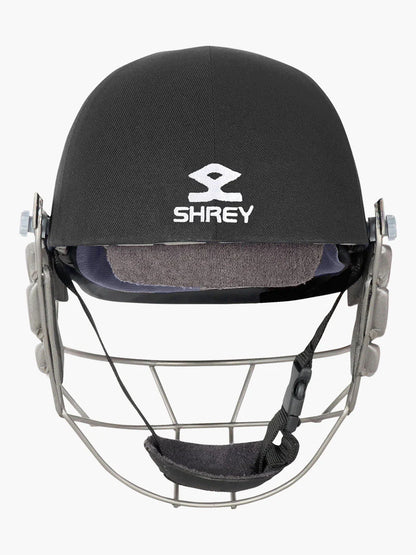 Shrey Pro Guard Titanium 2.0 Cricket Helmet | Professional Titanium Grill Batting Helmet | Navy