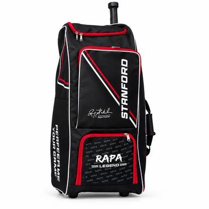 SF Rapa Legend Cricket Kit with Kashmir Willow Bat, Batting Gloves, Pads, Helmet, Kit Bag (Size 5)