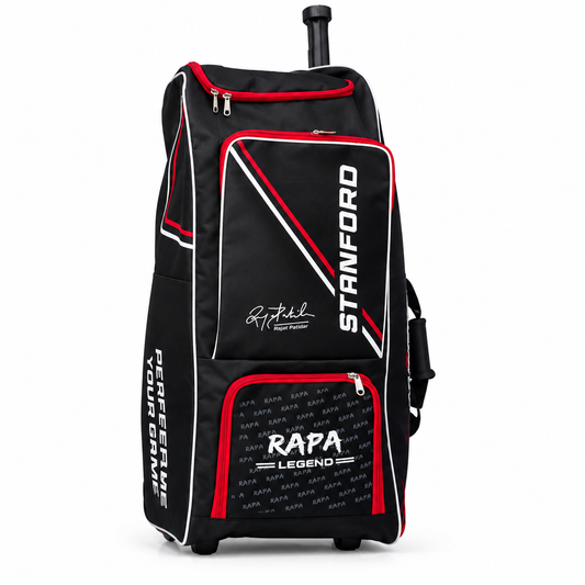 SF Rapa Legend Cricket Kit with Kashmir Willow Bat, Batting Gloves, Pads, Helmet, Kit Bag (Size 5)