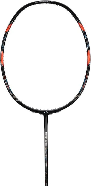 Hundred Battle 1000 Badminton Racket | Professional Carbon Fiber Lightweight Badminton Racquet | Black & Blue