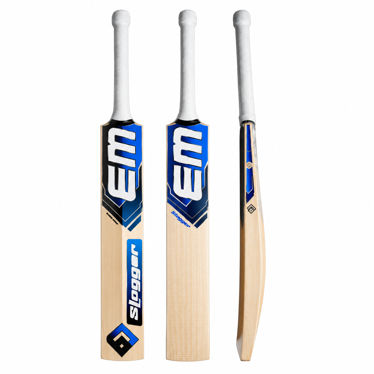 EM Slogger English Willow Cricket Bat – Short Handle